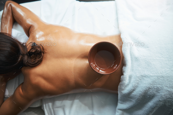 Lovely women relaxing sensual massage