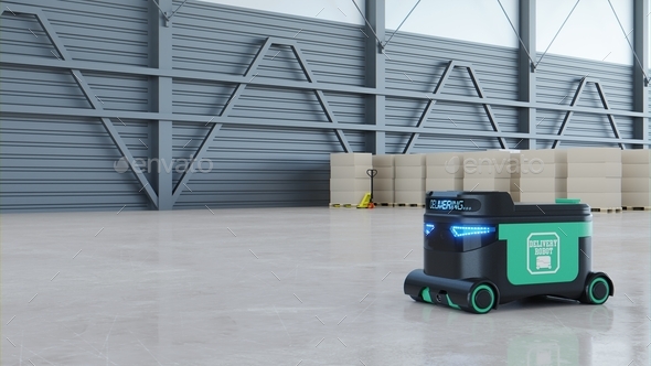 Delivery Robot Food delivery robots may serve homes in near future.