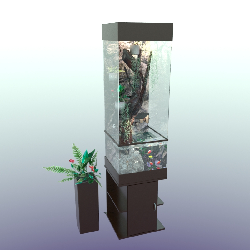 vertical aquarium
