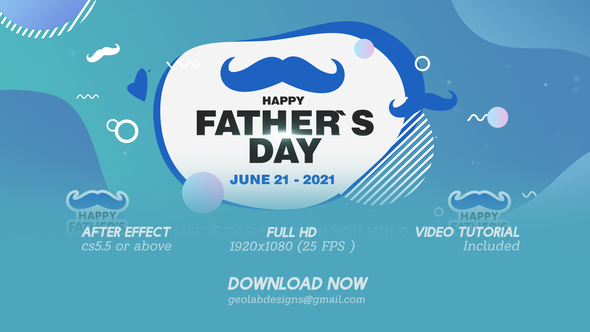 Fathers Day Titles - VideoHive 32678679