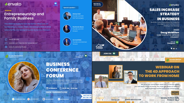 Video Conference Event - VideoHive 31598948