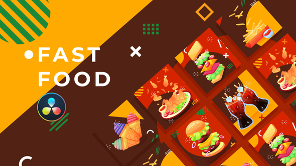 Fast Food Product Promo | DaVinci Resolve