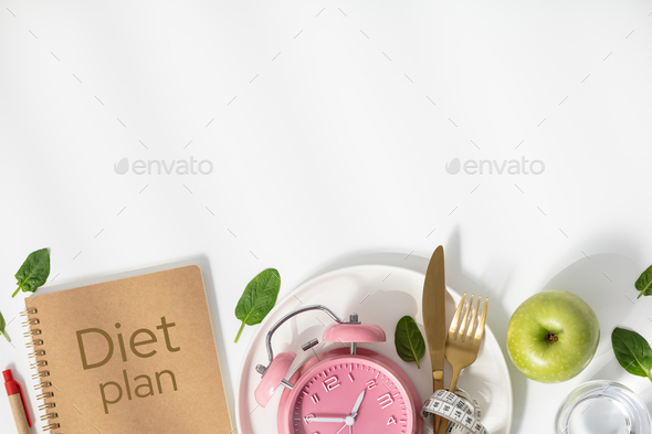 Diet concept, copy space - Stock Photo - Images