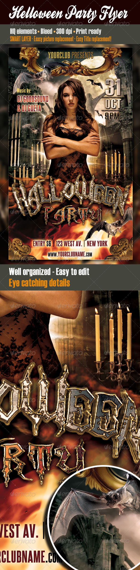 Halloween Party Flyer - Clubs & Parties Events