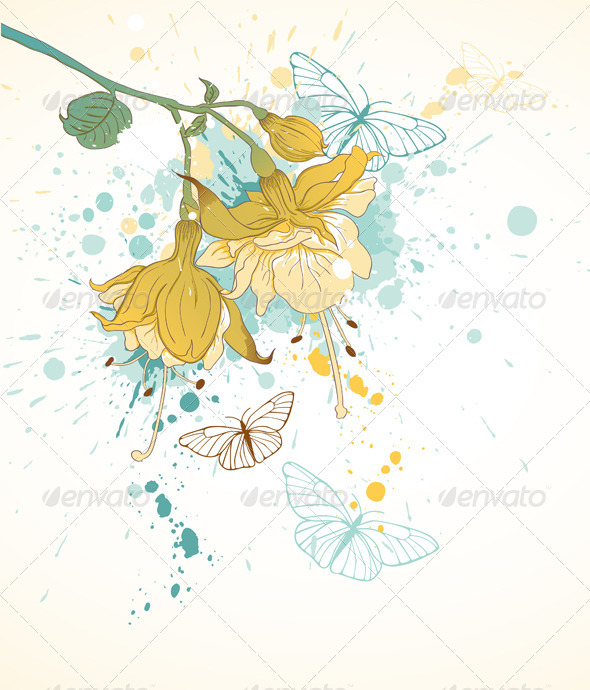 Floral Background - Flowers & Plants Nature
