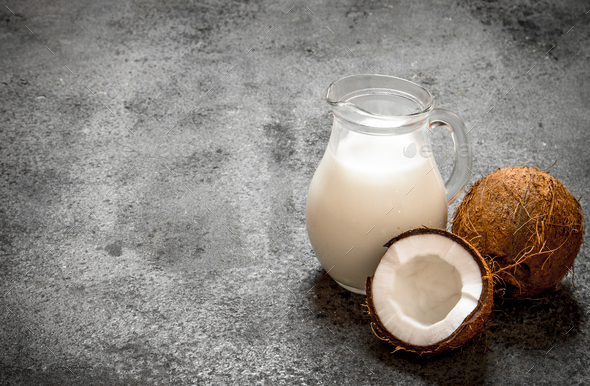 Coconut milk. Stock Photo by Artem_ka | PhotoDune