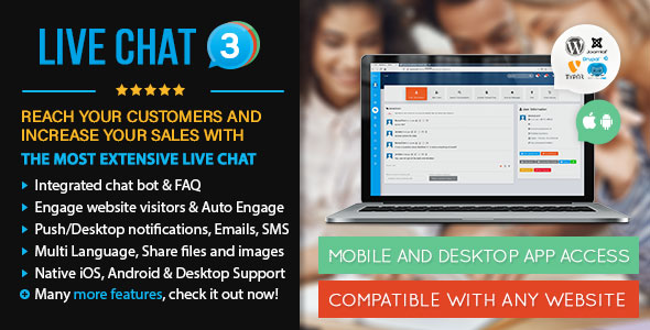 Live Support Chat - CodeCanyon 21458576