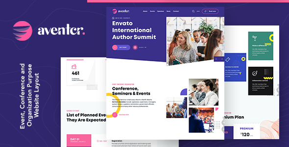 Aventer ConferencesEvents - ThemeForest 32709407