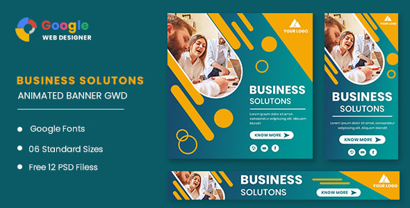 Business Solution Animated Banner GWD