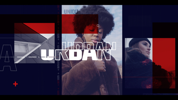 Urban Glitch Intro - VideoHive 32710224