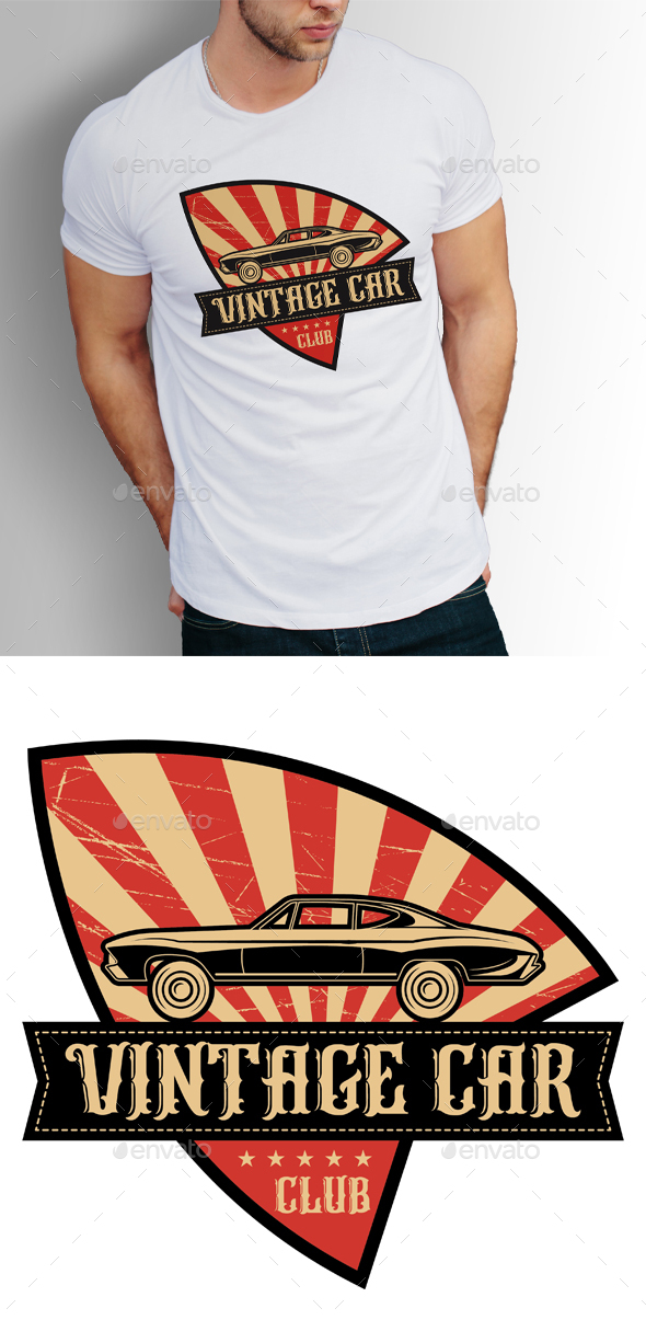 Vintage Car Club T-Shirts