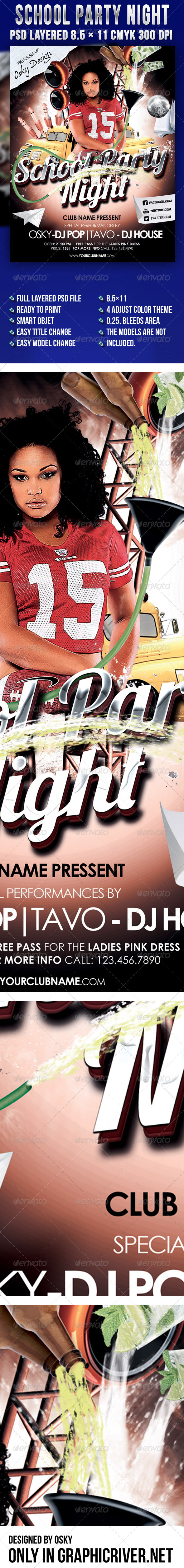 School Party Night - Clubs & Parties Events