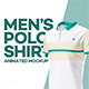 Men's Polo Shirt Animated Mockup