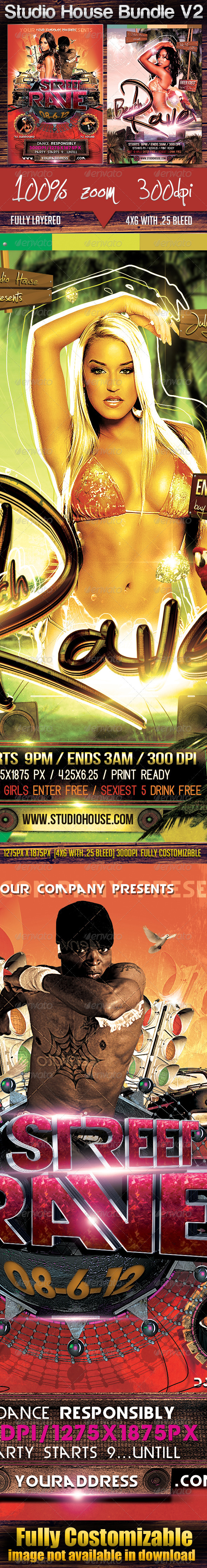 Studio House Bundle V2 - Clubs & Parties Events
