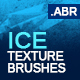 Ice Texture Photoshop Brush Set