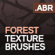Forest texture photoshop brush set