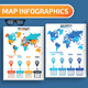 Maps Infographics design