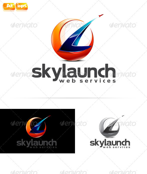 skylaunch Logo - Symbols Logo Templates