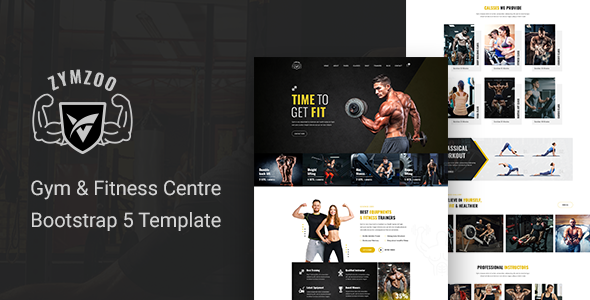 Top Zymzoo - Gym & Fitness Centre Bootstrap 5 Template