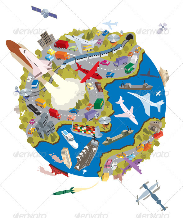 Transportation - Objects Vectors