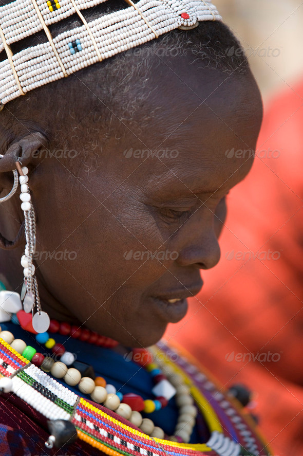 Portrait of masai - Stock Photo - Images