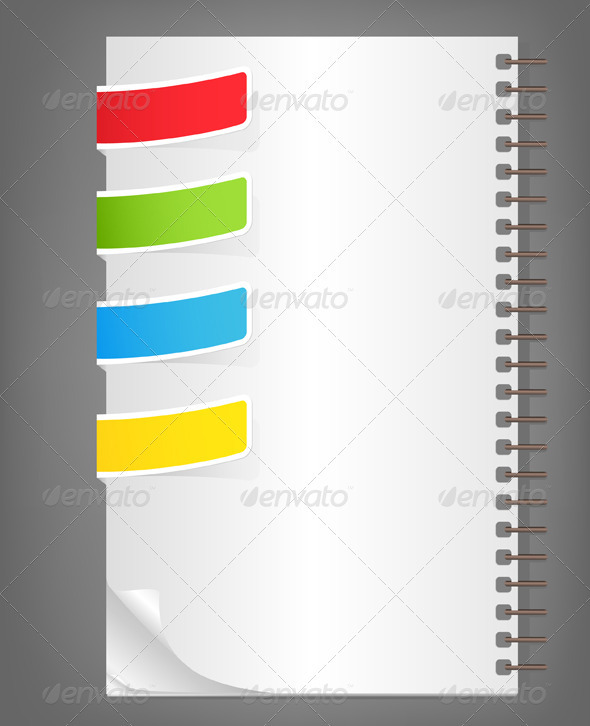 Notebook Blank Page - Backgrounds Decorative