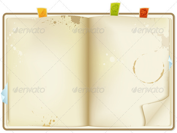 Open Recipe Book - Miscellaneous Vectors