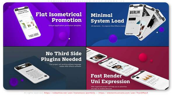 Mobile Application Flat - VideoHive 32732365