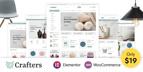 Crafters - Art and Decor WooCommerce Theme