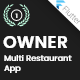 owner app for Multiple Restaurants Food Ordering Flutter App Mealup