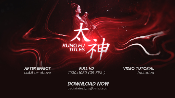Kung Fu Titles - VideoHive 32742440