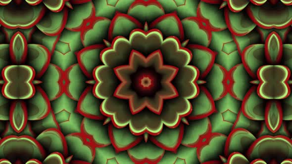 3D Floral Pattern Loop Background