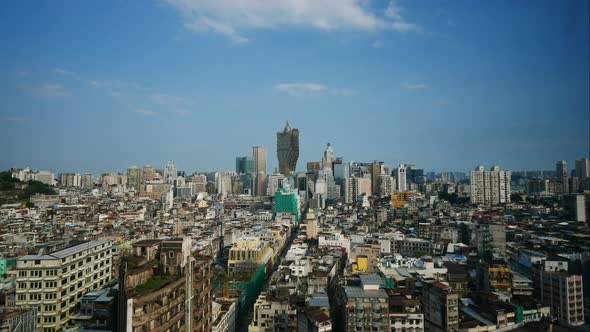 Beautiful architecture building in Macau city alt