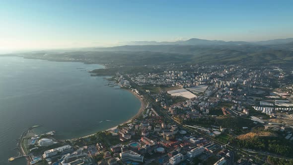 Hotels Filmed on a Drone Turkey Alanya Avsallar 4 K alt