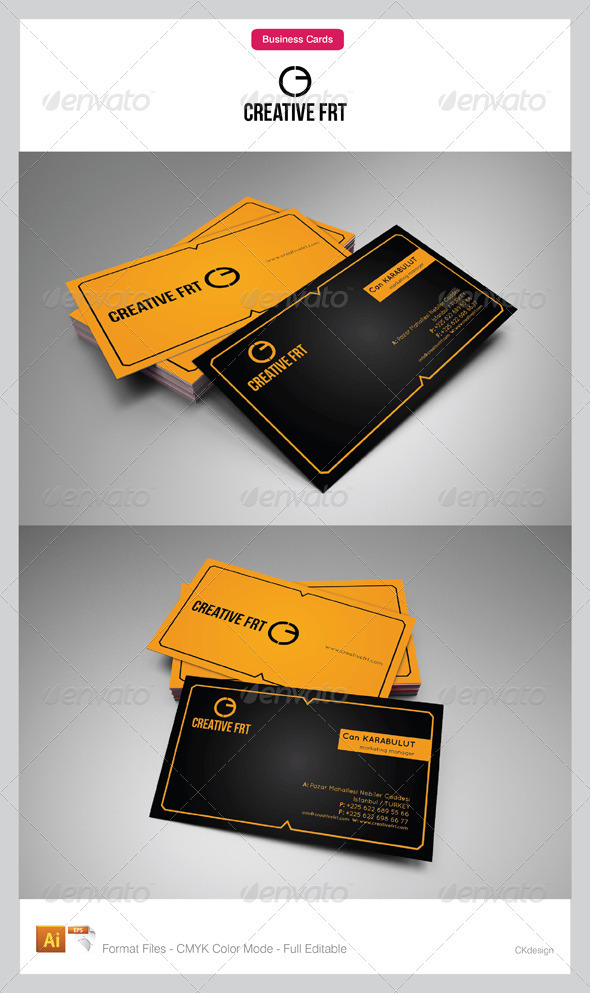 Corporate Business Cards 25 - Business Cards Print Templates
