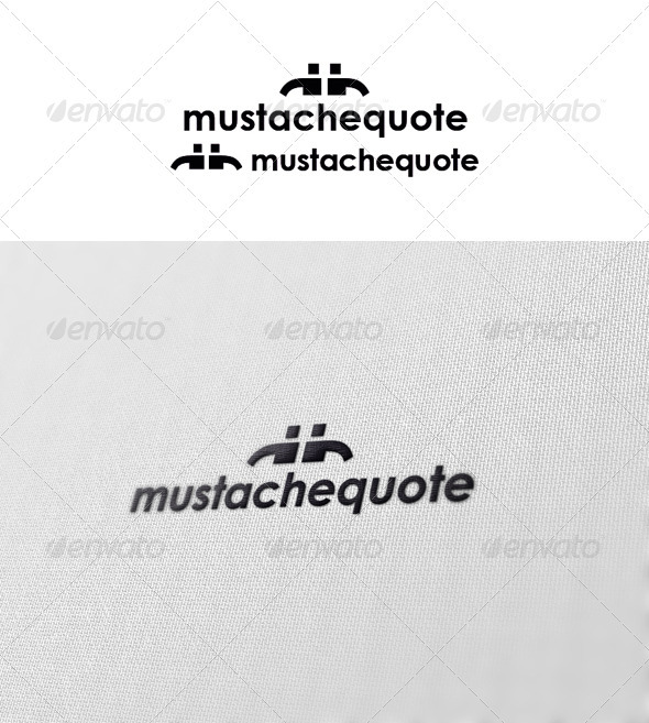Mustache Quote - Symbols Logo Templates