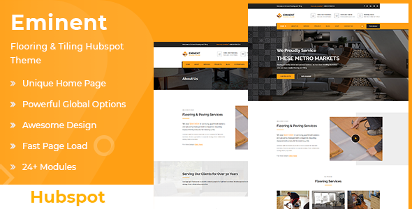 Eminent – Flooring and Tiling Services Hubspot Theme