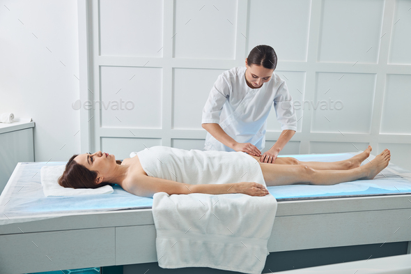 Young Man Relaxing Back Massage, People Stock Footage ft. adult & care -  Envato Elements