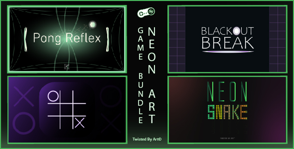Game Bundle Neon Art 1 | HTML5 Construct Games