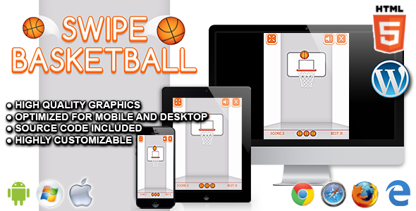Swipe Basketball - CodeCanyon 21024077