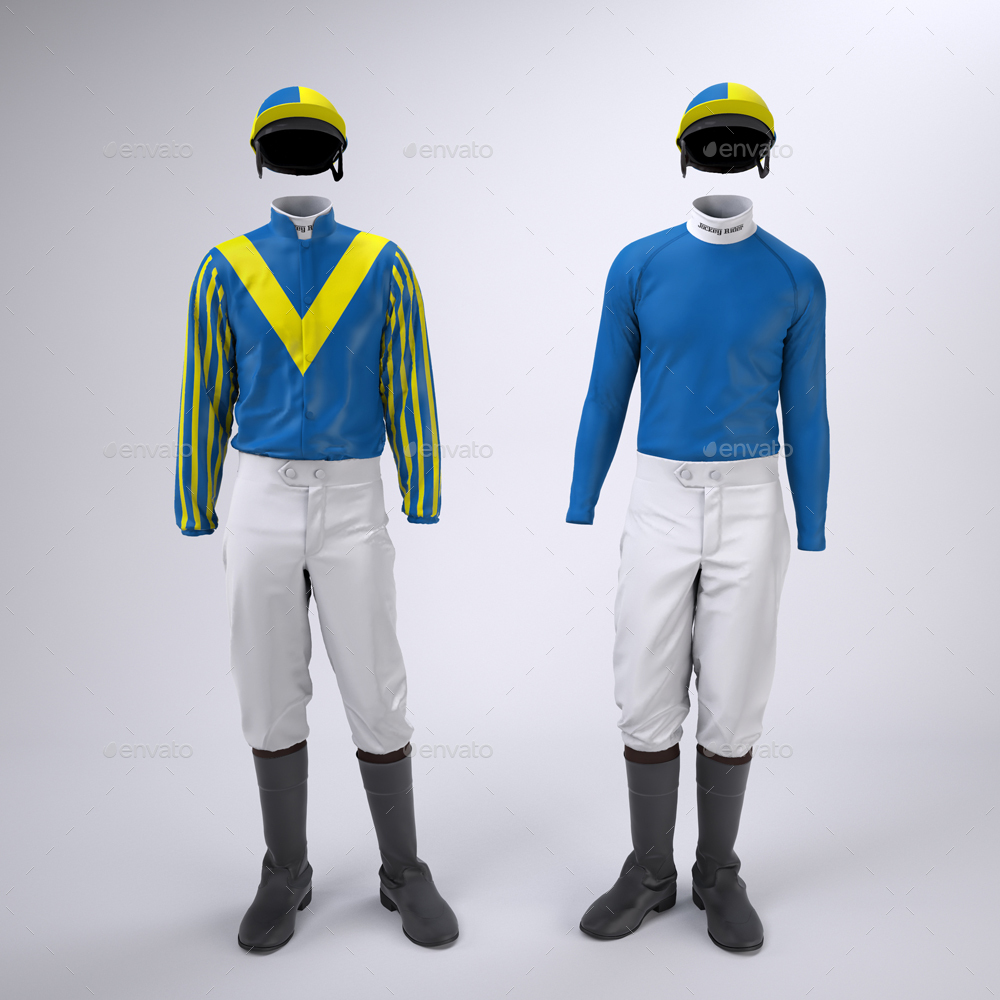 Horse Racing Jockey Uniform Mock-Up by Sanchi477 | GraphicRiver