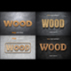 WOOD Text Effect Style