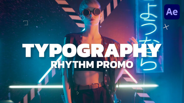 Typography Rhythm Promo - VideoHive 32773624