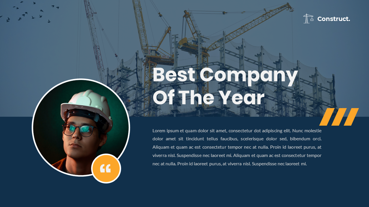 Construct – Construction & Building PowerPoint Template, Presentation ...