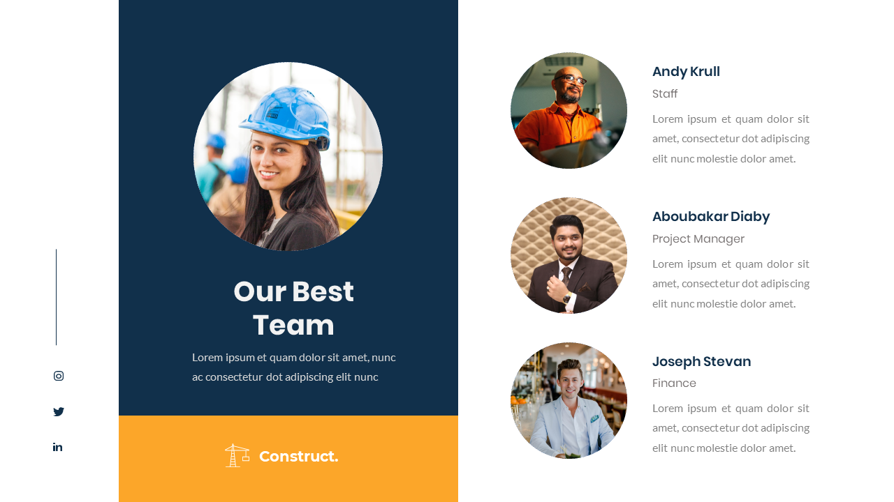 Construct – Construction & Building Google Slides Template ...