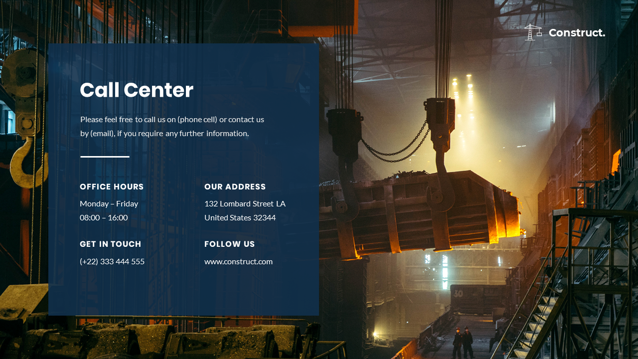Construct – Construction & Building Google Slides Template ...