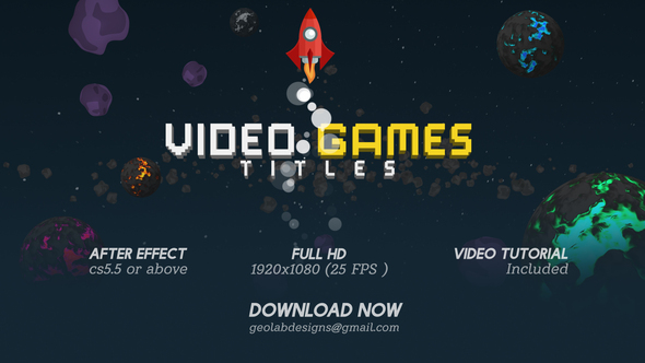 Video Games Titles - VideoHive 32780215