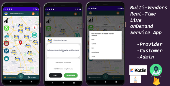 On Demand Service Ready To Go - Multi Vendors RealTime Live WorldWide
