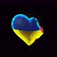 Heart with Ukrainian Flag 3D Render Illustration - VideoHive Item for Sale