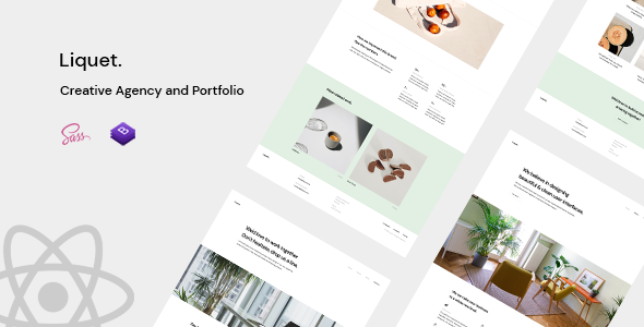 Liquet ― React Creative/Portfolio Template
